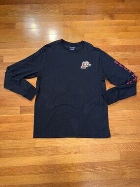 Black Lafayette College Longsleeve Graphic Shirt Size Large FREE SHIPPING